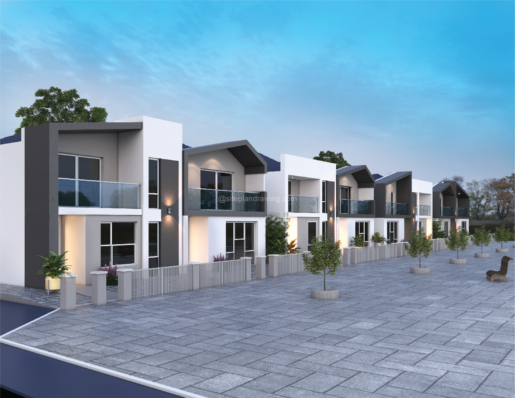 Exterior rendering