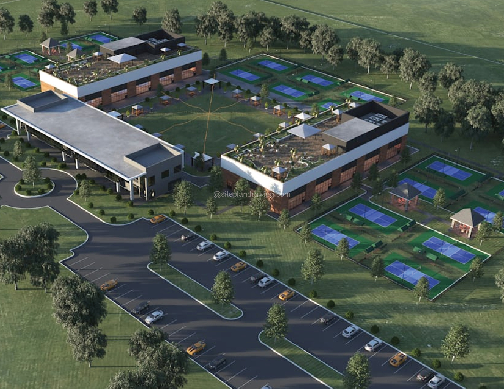 3D site plan 01
