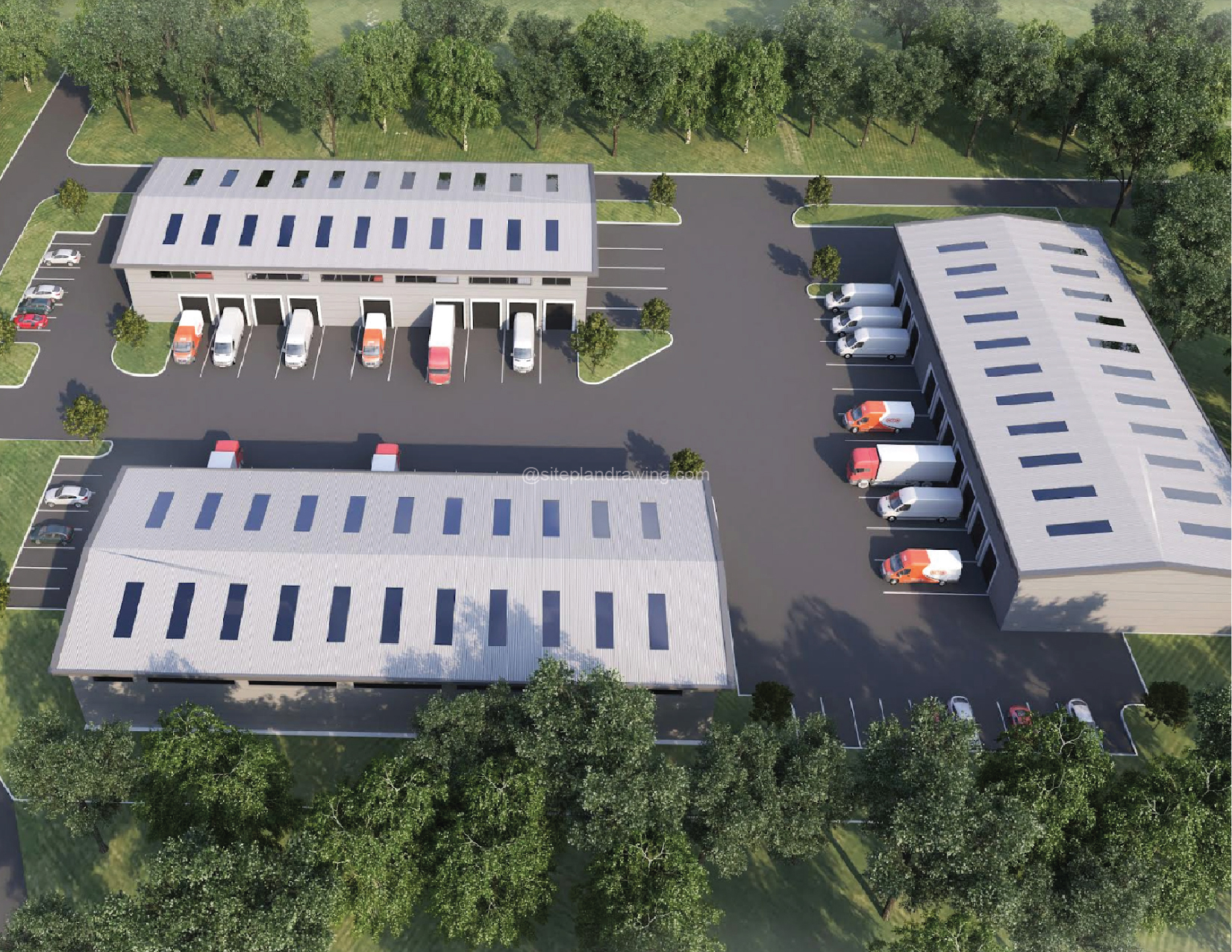 3D site plan 03
